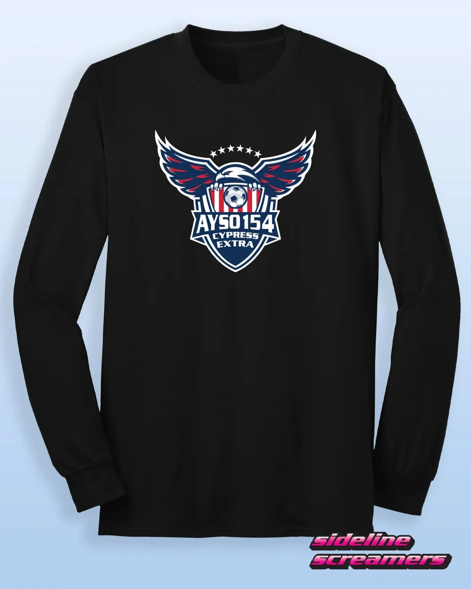 AYSO 154 EXTRA MENS LONG SLEEVE TSHIRT