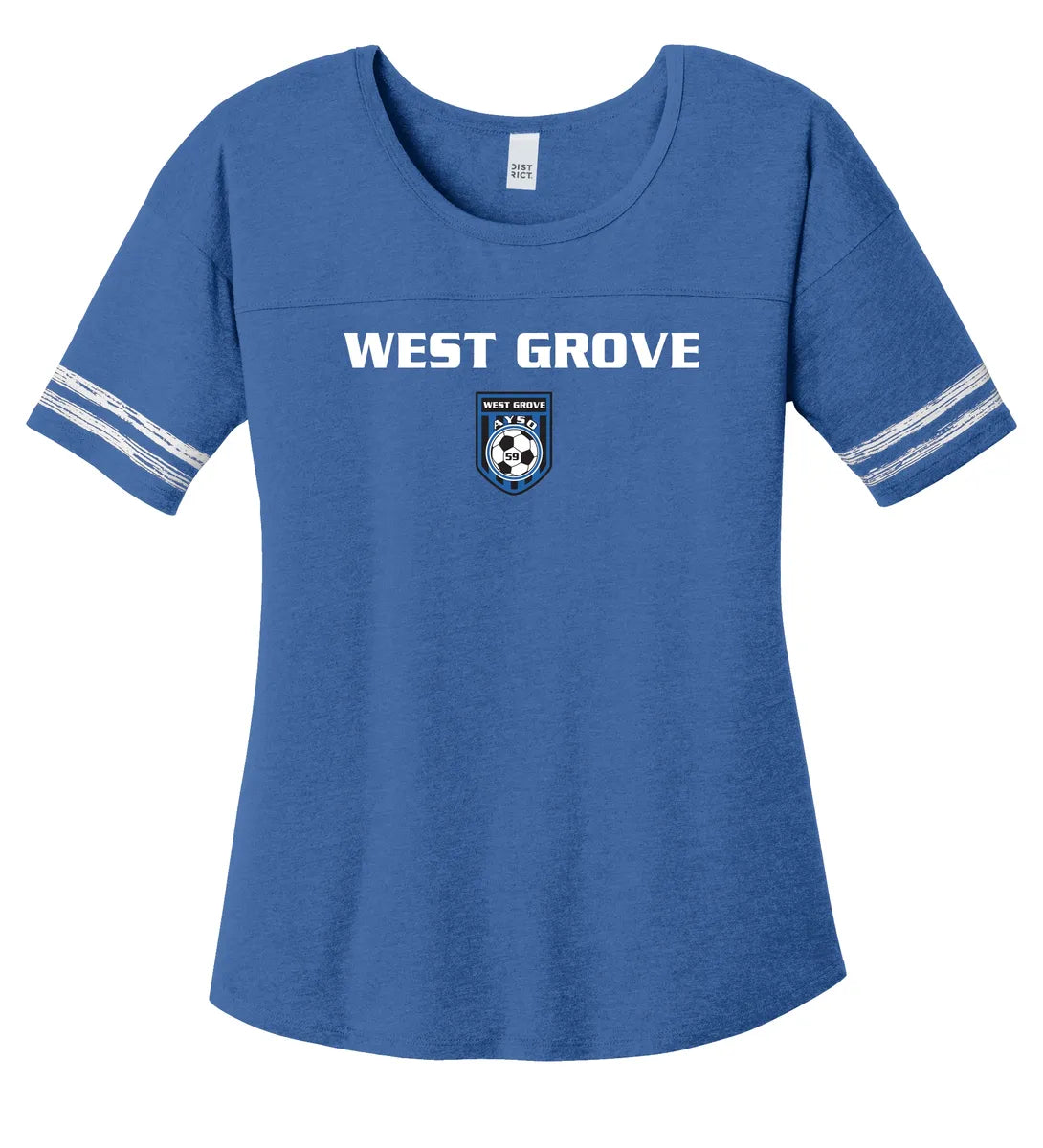 AYSO 59 WOMENS SCORE CARD T-SHIRT