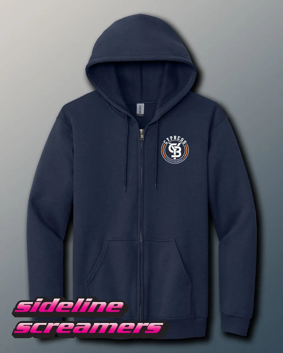 CYB BASIC FULL ZIP HOODIE