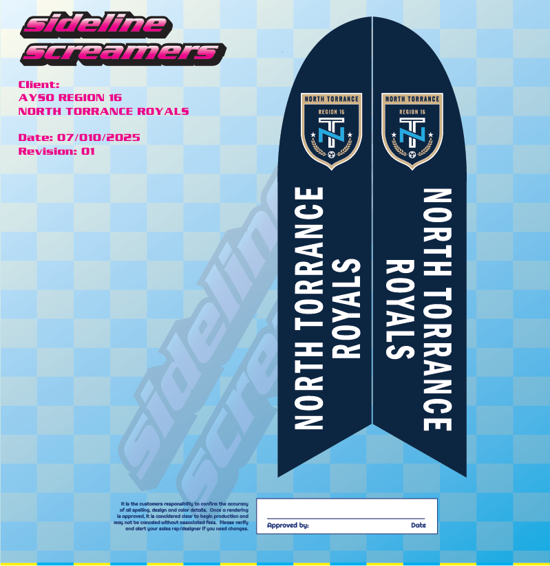 OUTDOOR FIELD FLAG 15FT