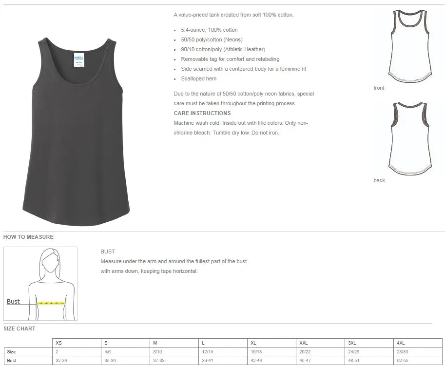 CYB GIANTS WOMENS ROSTER TANK TOP