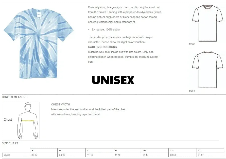 EXPLOSION TIE DIE TSHIRT