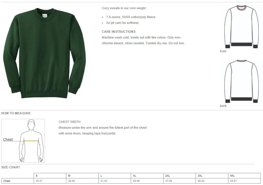 AYSO 54 EAT SLEEP SOCCER REPEAT CREW NECK SWEATER