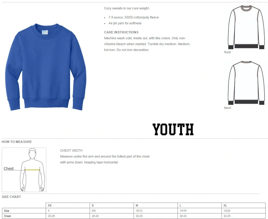 AYSO 54 MOM CREW NECK SWEATER