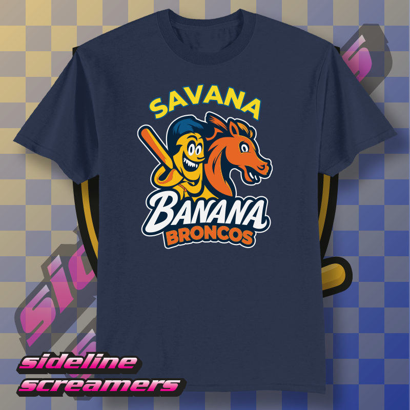 SAVANNAH BANANAS BRONCOS MENS TSHIRT
