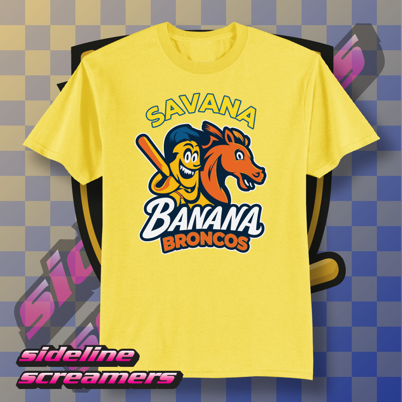 SAVANNAH BANANAS BRONCOS MENS TSHIRT