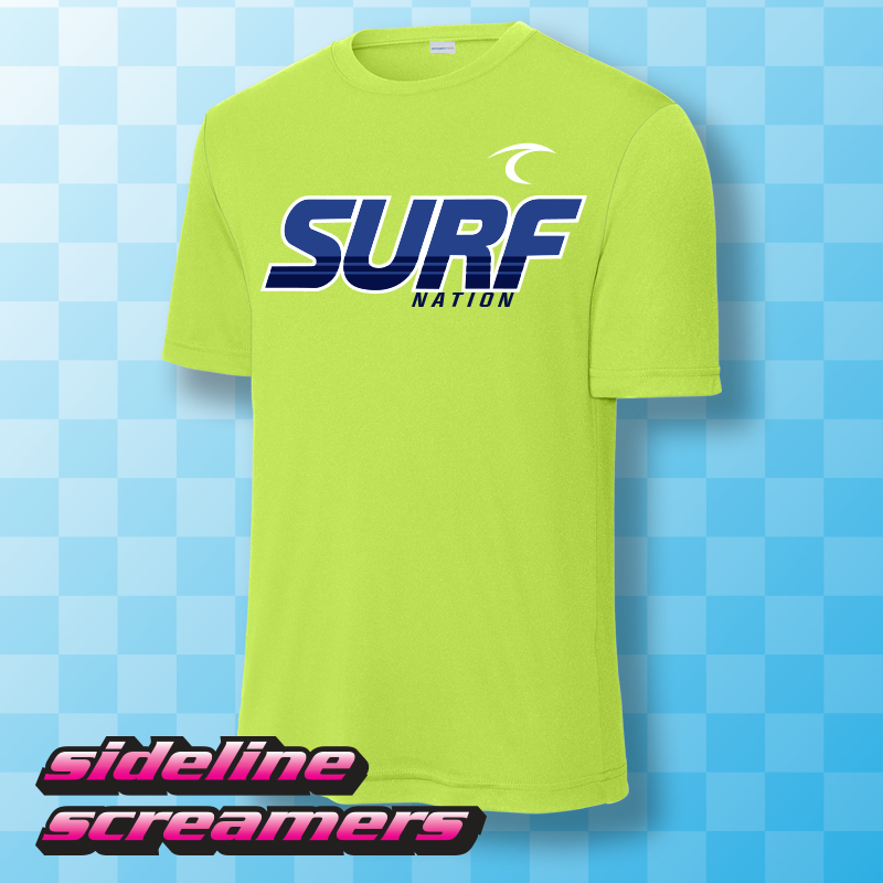 LA SURF NEW PLAYER LIME SHOCK PREGAME