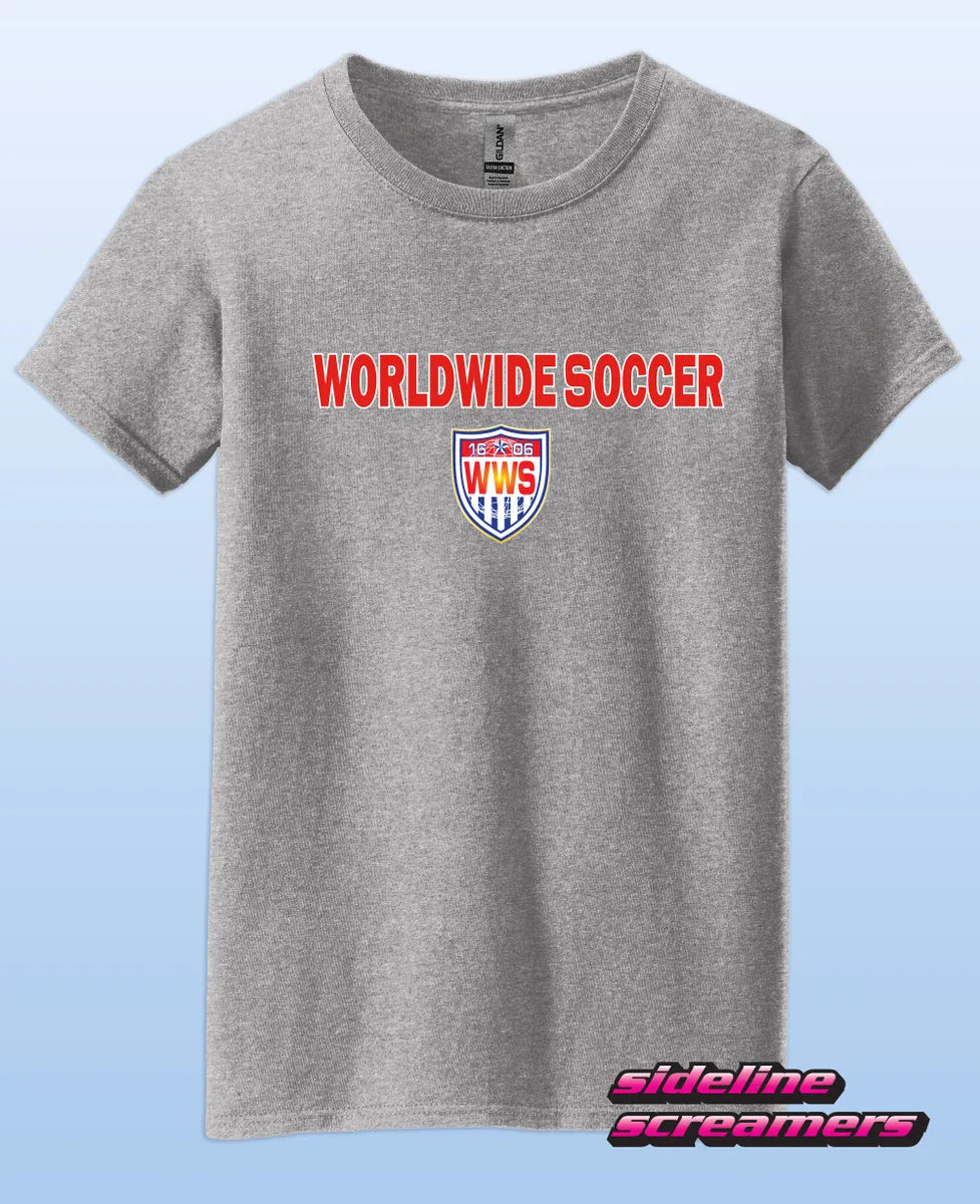 WORLDWIDE SOCCER WOMENS TSHIRT
