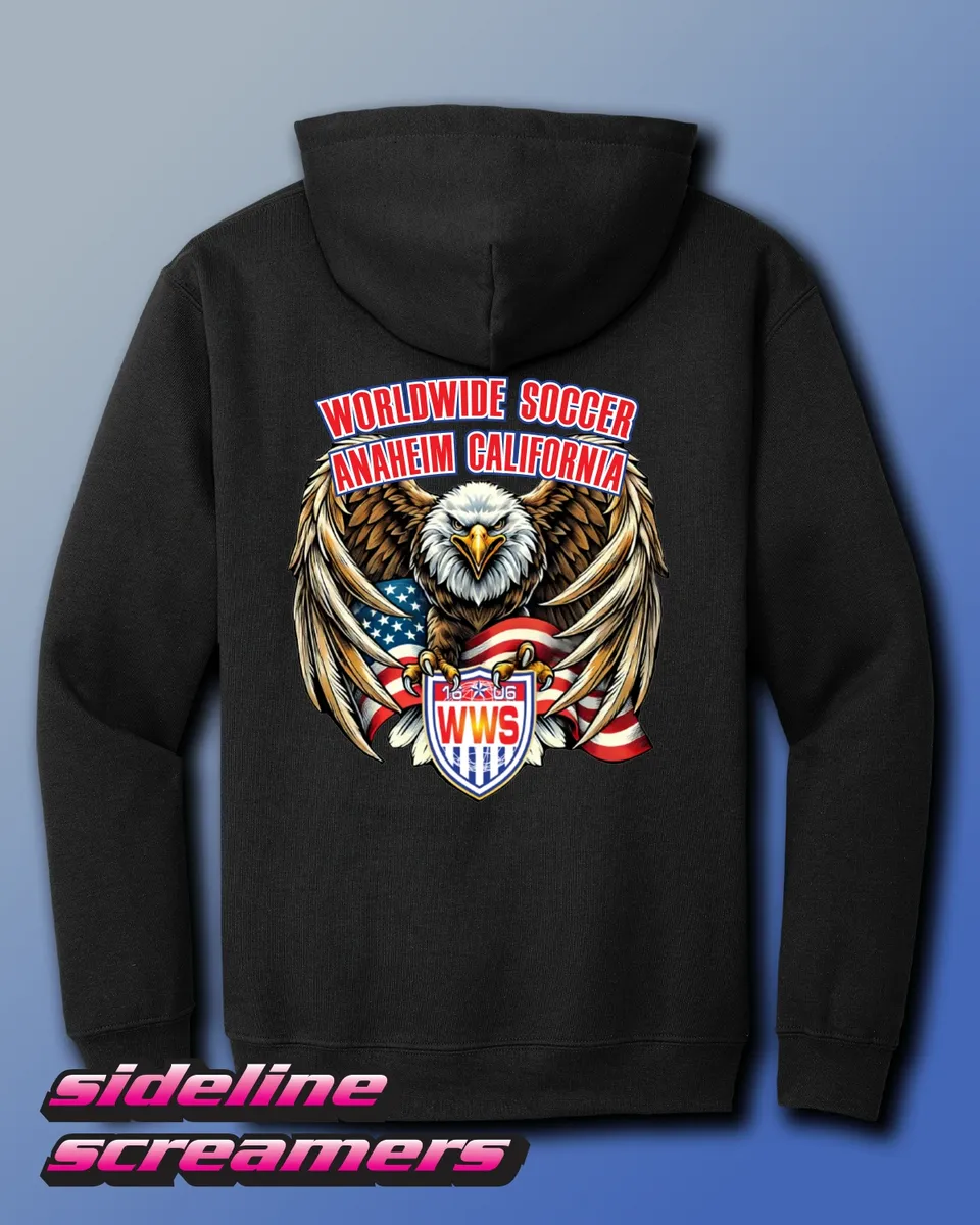 WORLDWIDE SOCCER USA EAGLE HOODIE