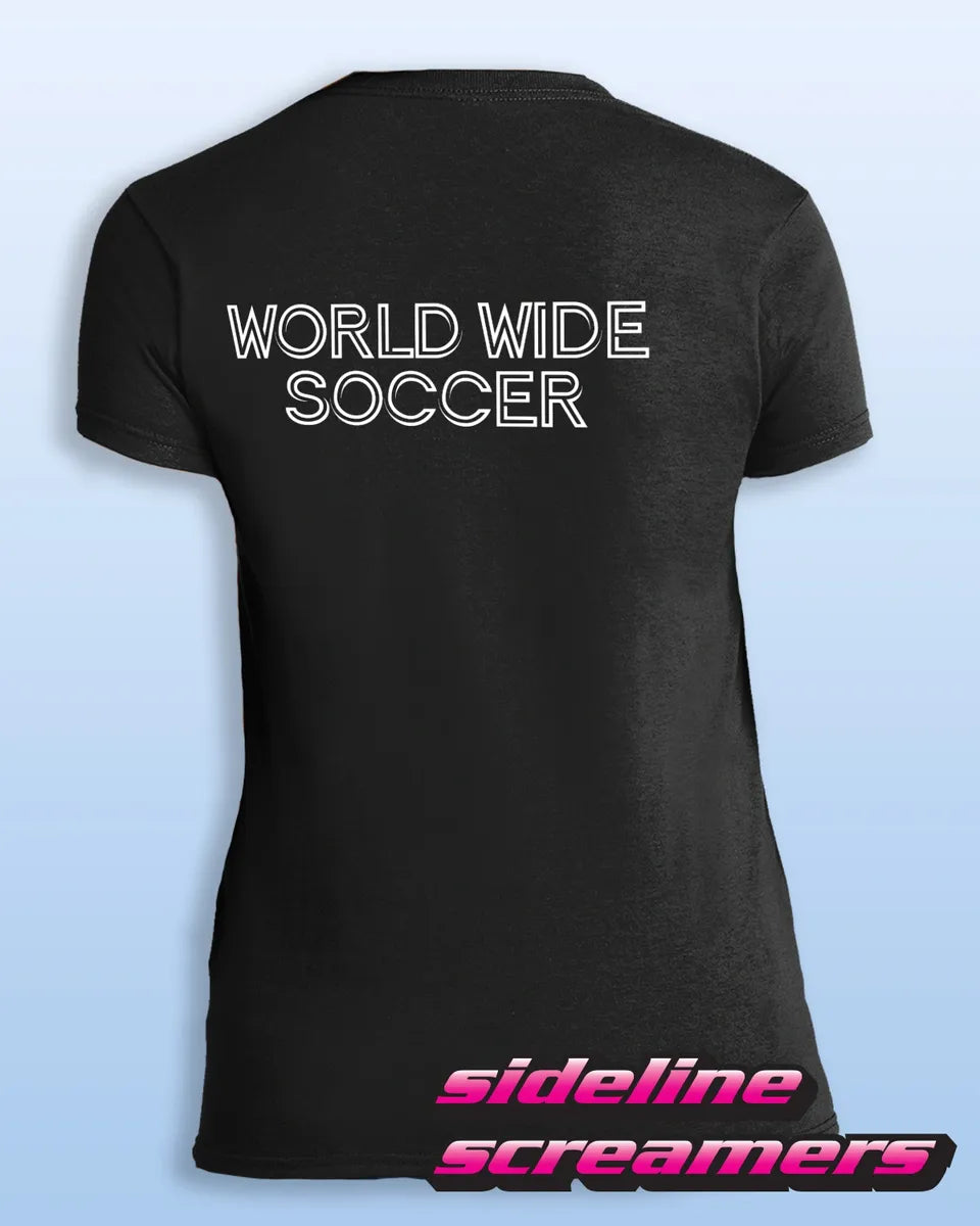 WORLDWIDE SOCCER USA WOMENS TSHIRT