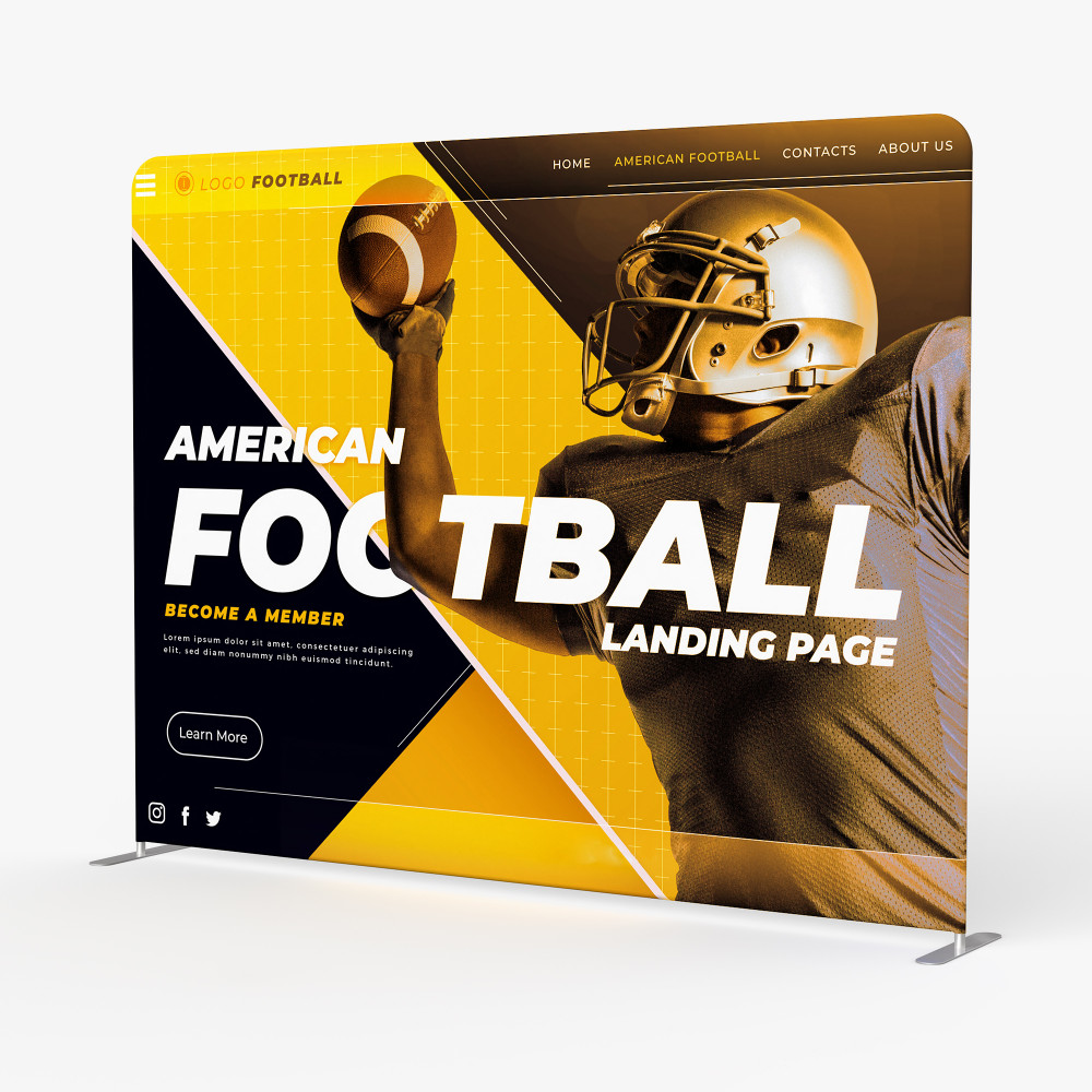 STRAIGHT TENSION FABRIC DISPLAYS