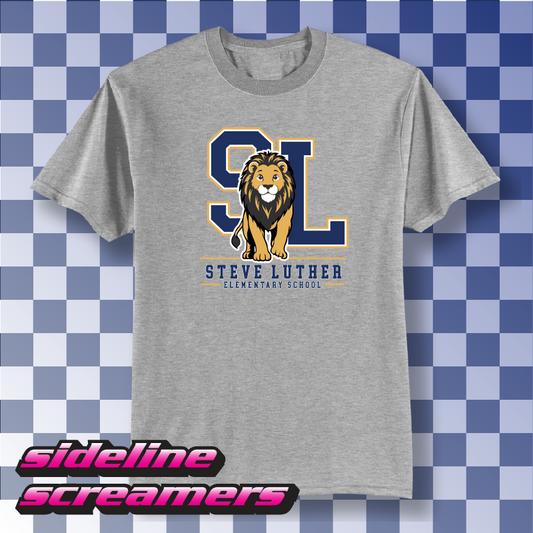 STEVEN LUTHER ELEMENTRY MONOGRAM T-SHIRT