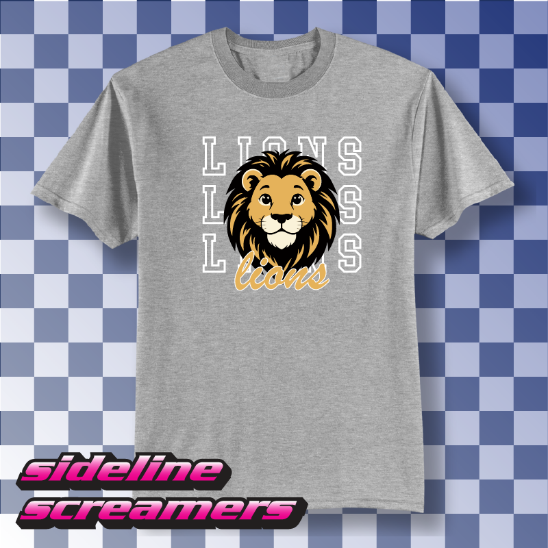 STEVE LUTHER ELEMENTRY THREE LIONS T-SHIRT