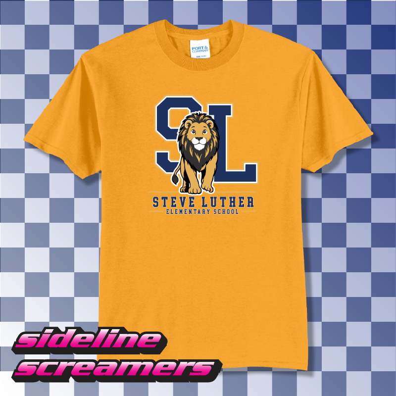 STEVE LUTHER ELEMENTRY MONOGRAM T-SHIRT