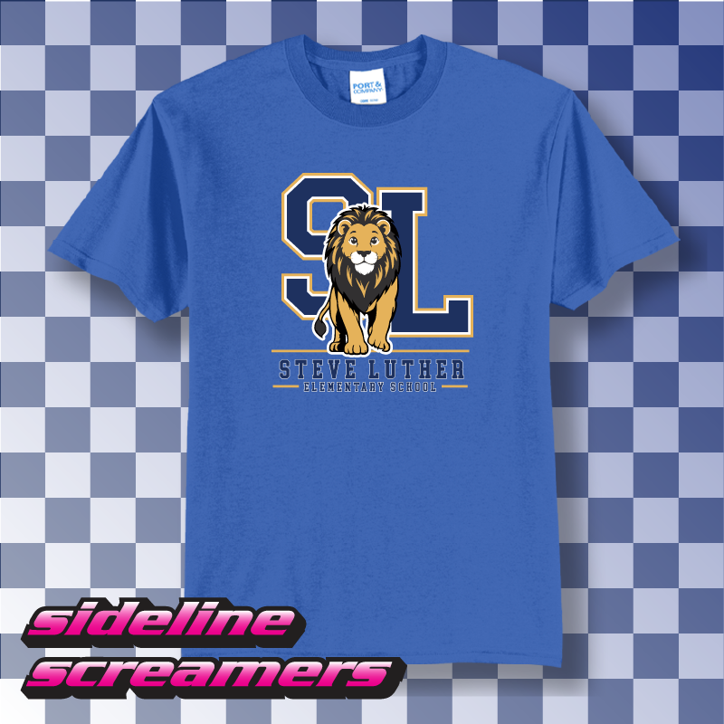 STEVE LUTHER ELEMENTRY MONOGRAM T-SHIRT