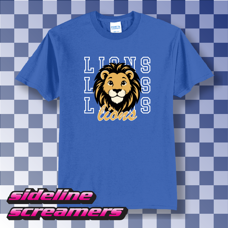 STEVE LUTHER ELEMENTRY THREE LIONS T-SHIRT