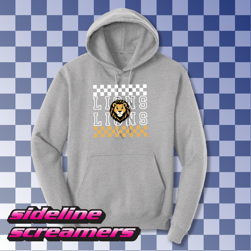 STEVEN LUTHER ELEMENTARY CHECKERED HOODIE