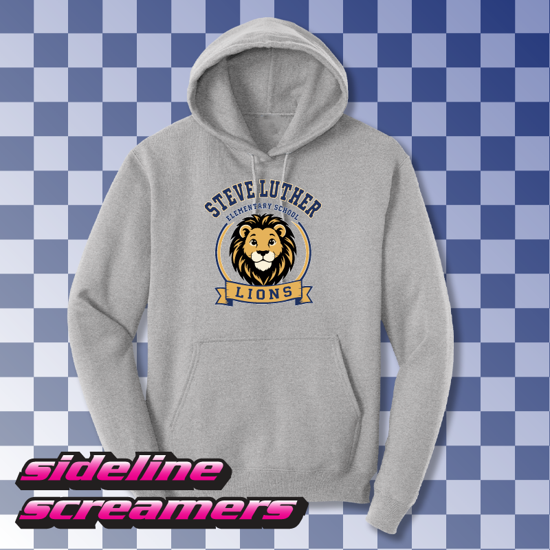 STEVE LUTHER ELEMENTARY CREST HOODIE