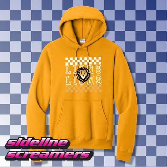 STEVEN LUTHER ELEMENTARY CHECKERED HOODIE