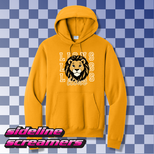 STEVEN LUTHER ELEMENTARY THREE LIONS HOODIE