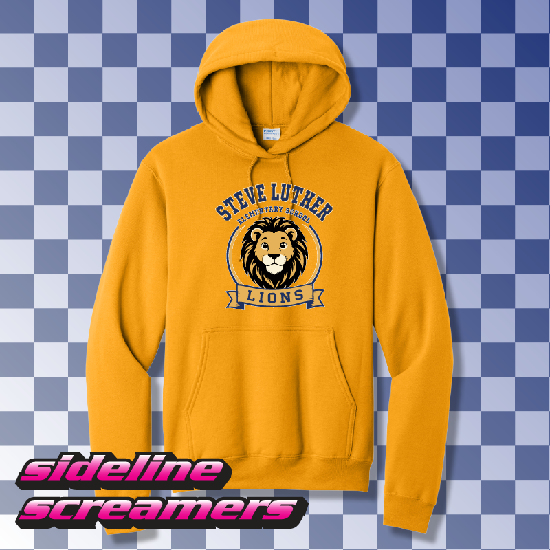 STEVE LUTHER ELEMENTARY CREST HOODIE