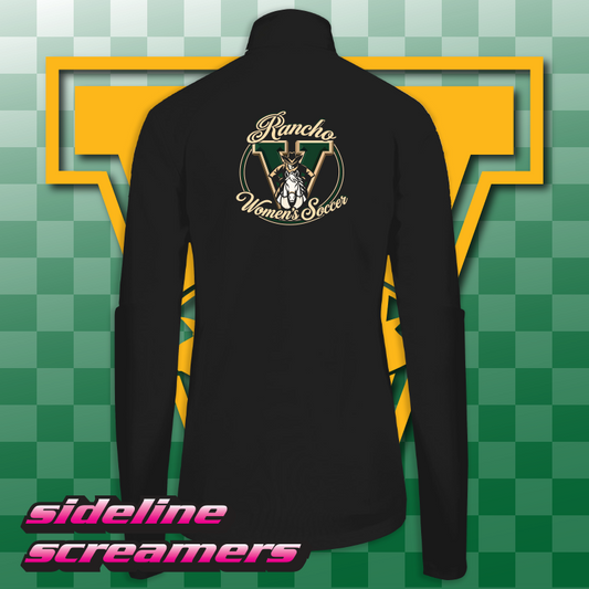 RANCHO ALAMITOS WOMES SOOCER 1/4 ZIP