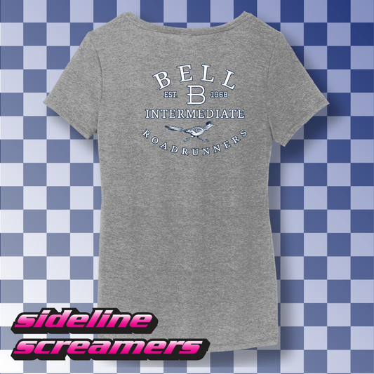 BELL INTERMEDIATE CLASSIC WOMEN'S V-NECK T-SHIRT