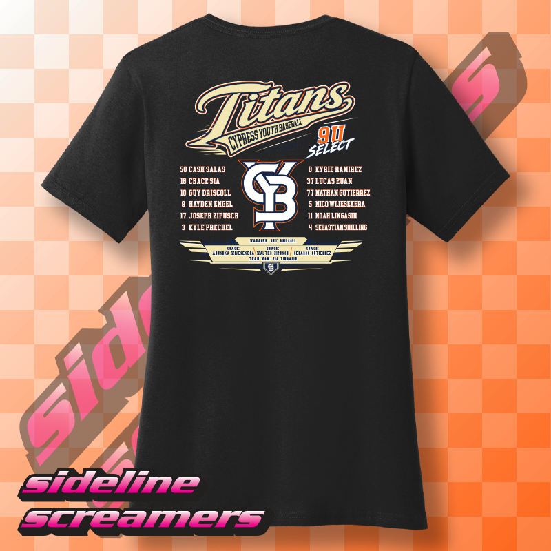 2026 CYB SELECT ROSTER WOMENS T-SHIRT