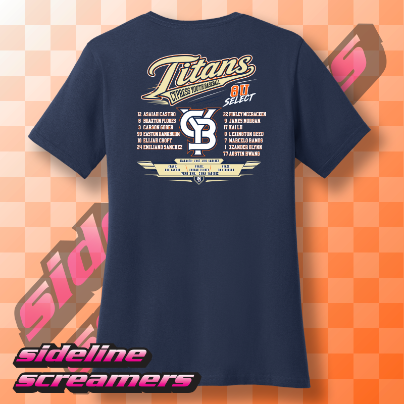 2026 CYB SELECT ROSTER WOMENS T-SHIRT