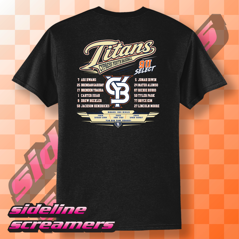 2026 CYB SELECT ROSTER MENS T-SHIRT
