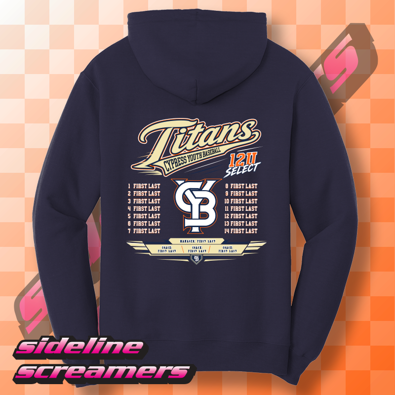 2026 CYB SELECT ROSTER ZIP-HOODIE