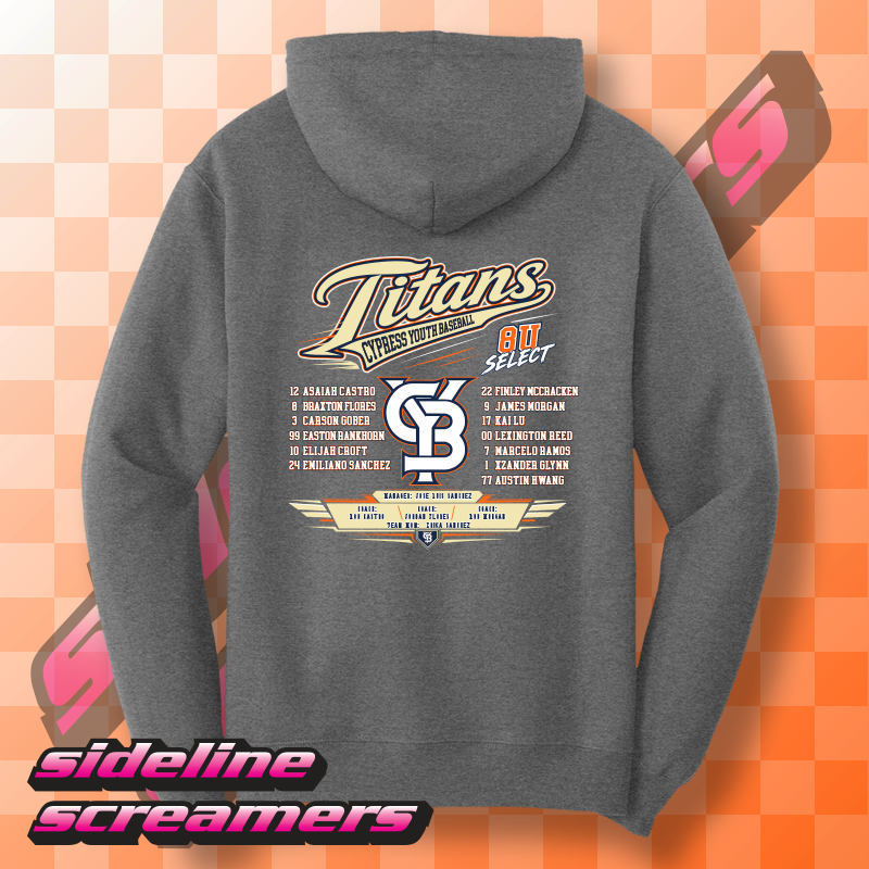 2026 CYB SELECT ROSTER ZIP-HOODIE