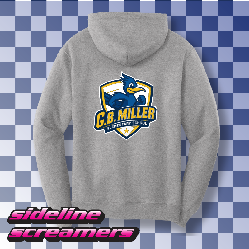 G.B. MILLER ELEMENTRY ROADRUNNER ZIP-HOODIE