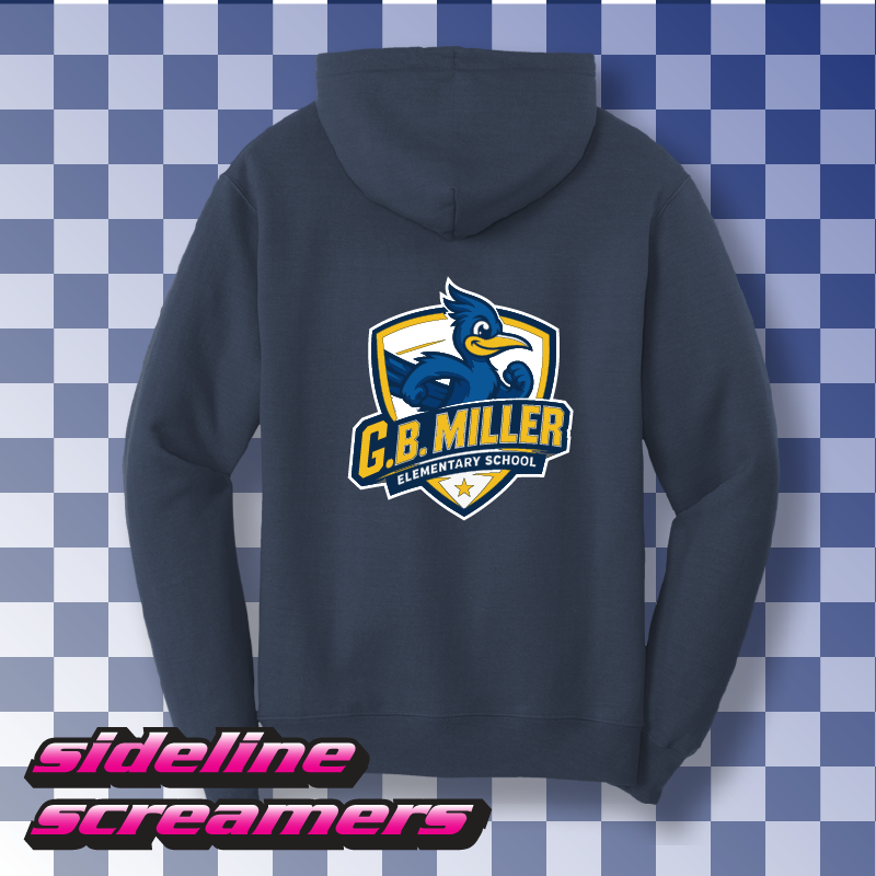 G.B. MILLER ELEMENTRY ROADRUNNER ZIP-HOODIE