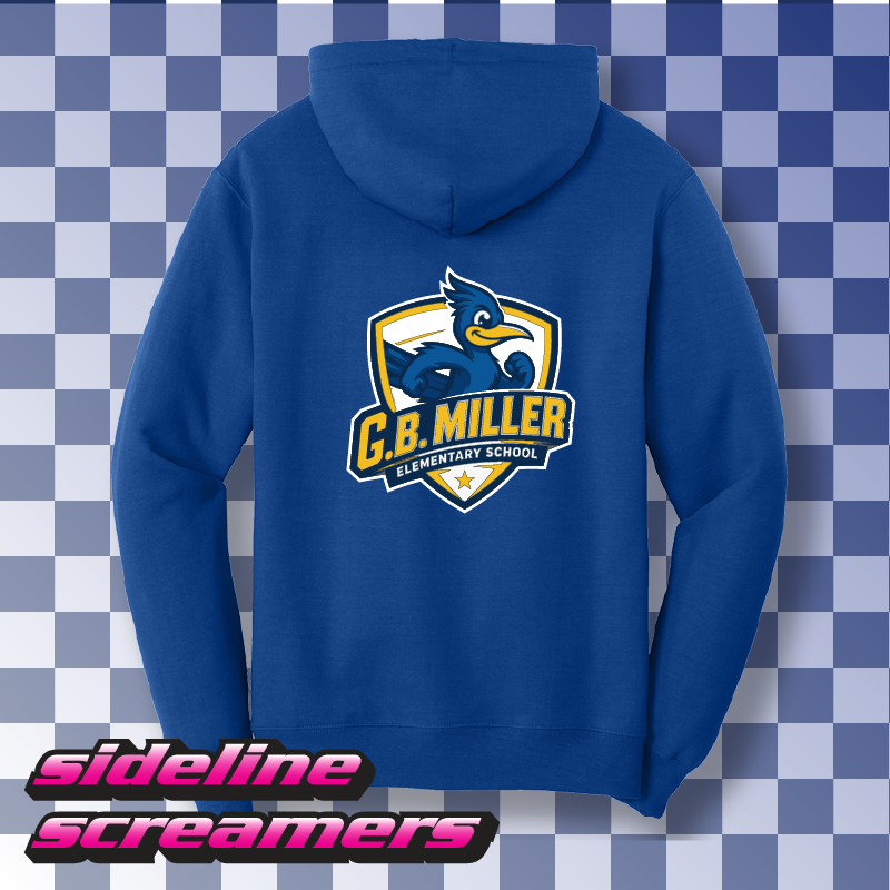 G.B. MILLER ELEMENTRY ROADRUNNER ZIP-HOODIE