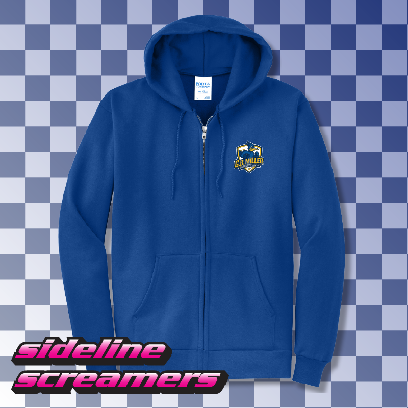 G.B. MILLER ELEMENTRY ROADRUNNER ZIP-HOODIE