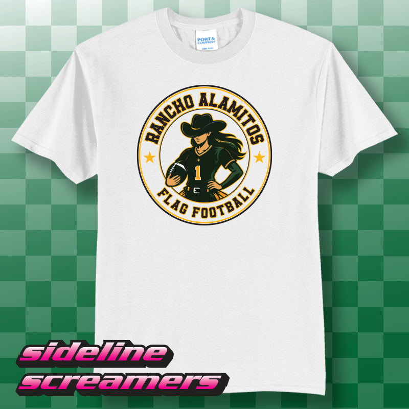 RANCHO ALAMITOS FLAG FOOTBALL T-SHIRT