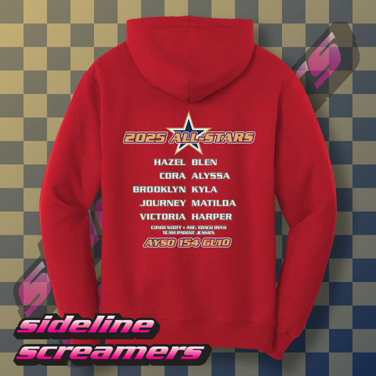 AYSO 154 ALL STARS ROSTER HOODIE
