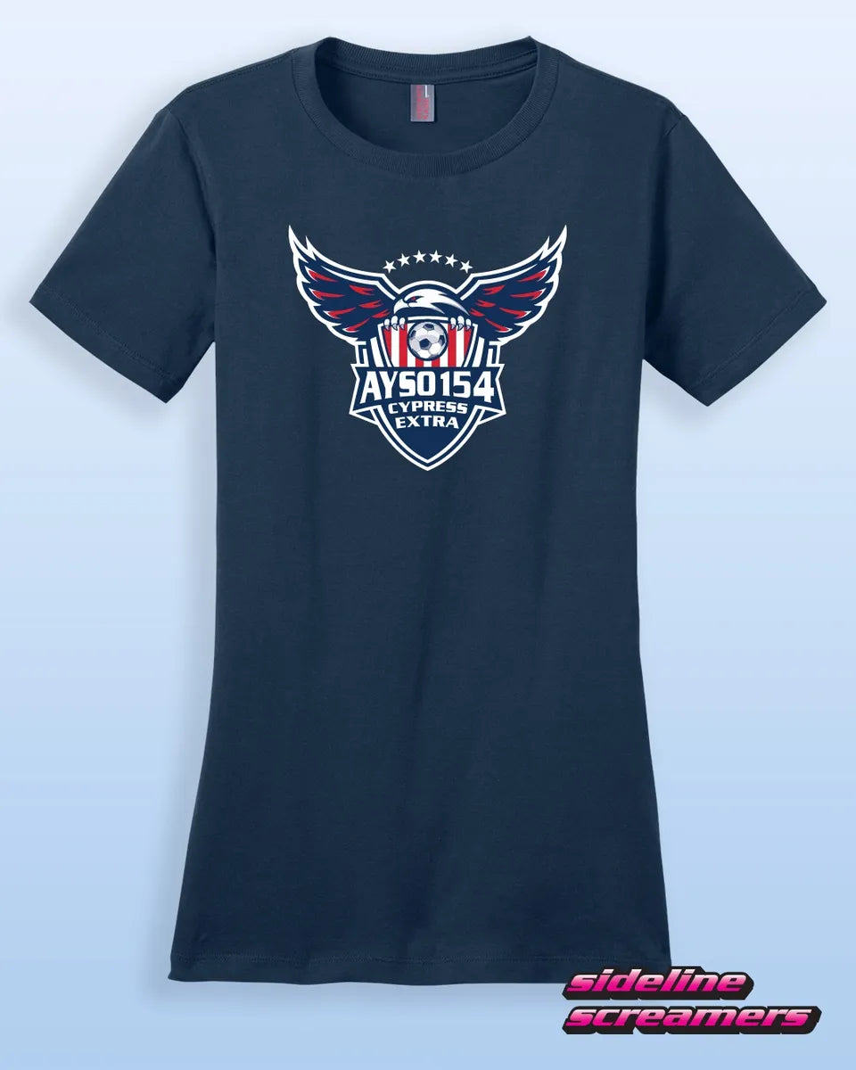 AYSO 154 EXTRA WOMENS BASIC TSHIRT
