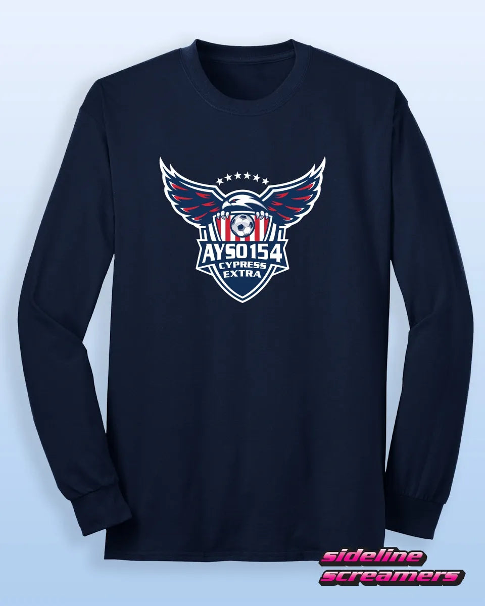 AYSO 154 EXTRA MENS LONG SLEEVE TSHIRT