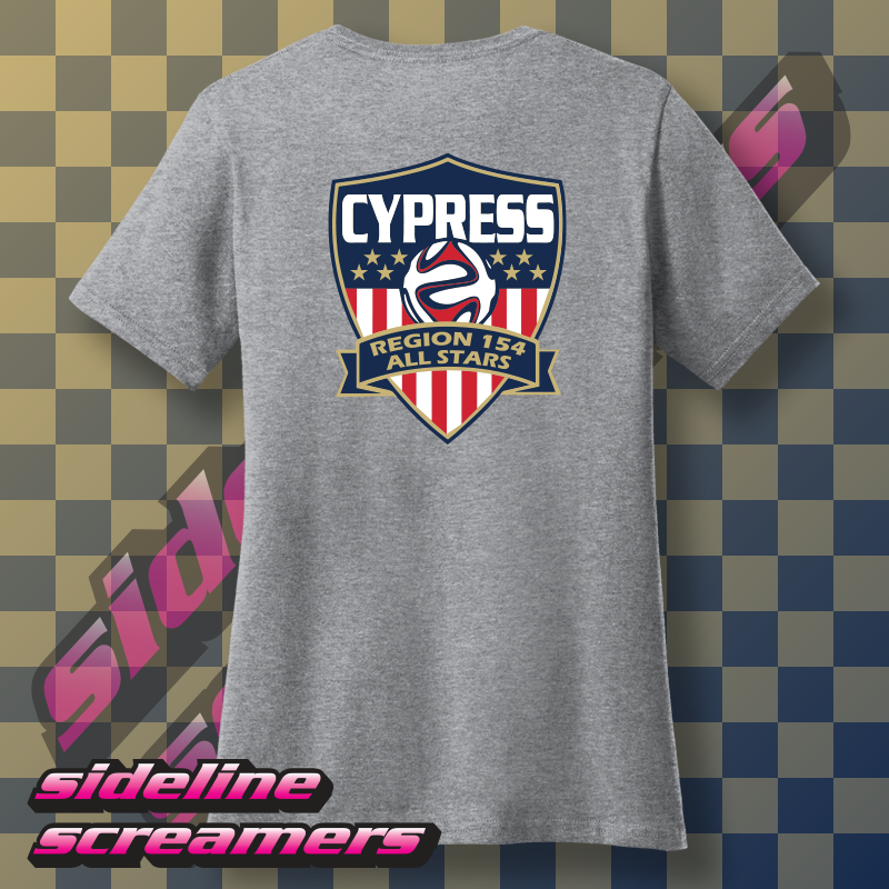 AYSO 154 ALL STARS WOMENS T-SHIRT