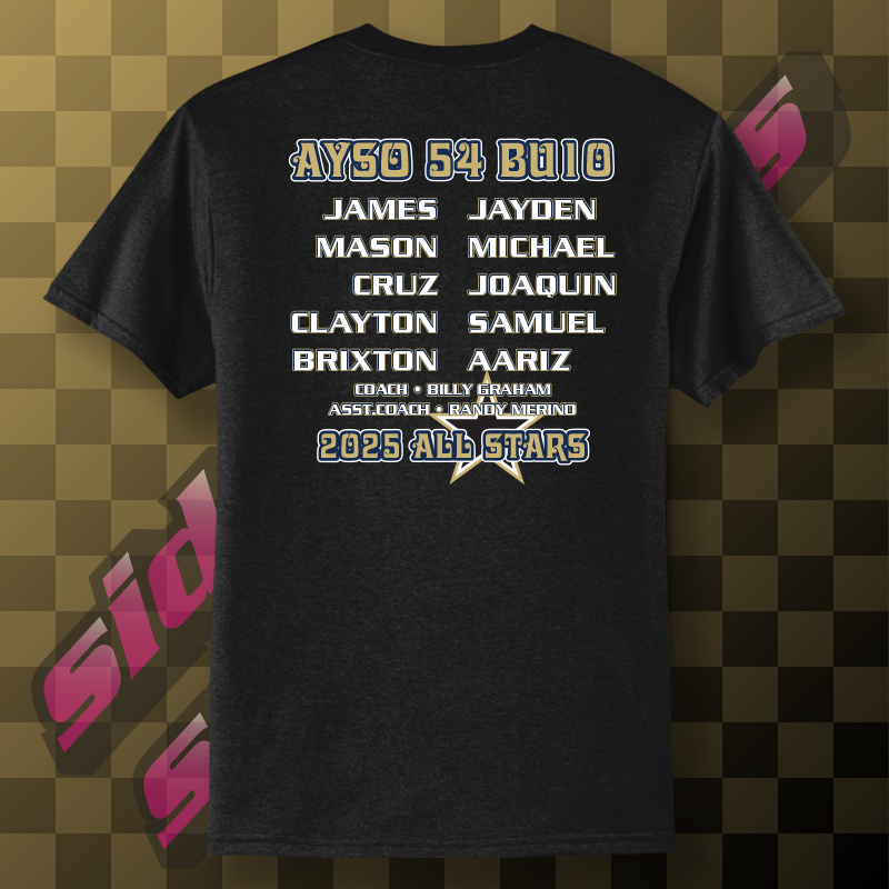 AYSO 54 ALL STARS ROSTER LADIES T-SHIRT