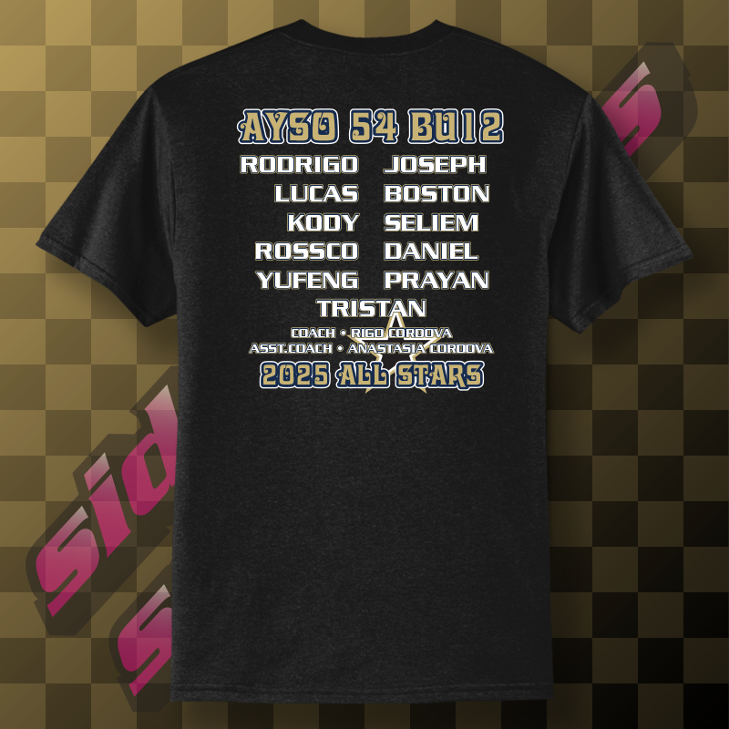 AYSO 54 ALL STARS ROSTER LADIES T-SHIRT