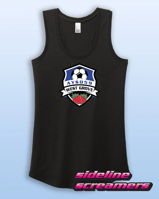 AYSO 59 WOMENS RACERBAC TANK