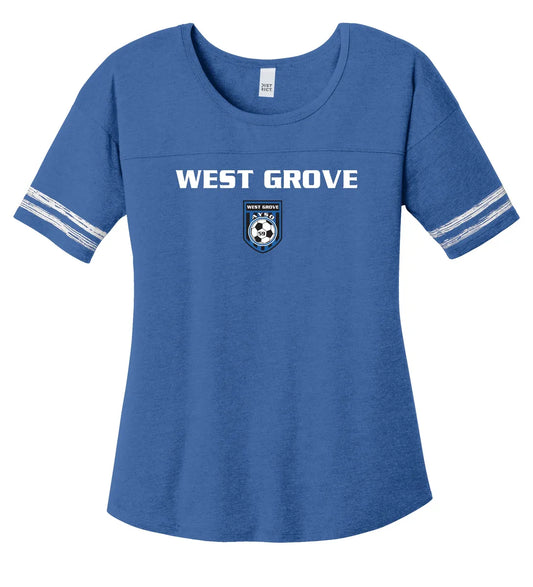 AYSO 59 WOMENS SCORE CARD T-SHIRT