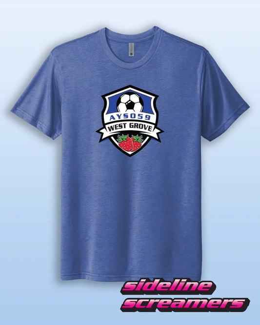 AYSO 59 MENS TRIBLEND T-SHIRT