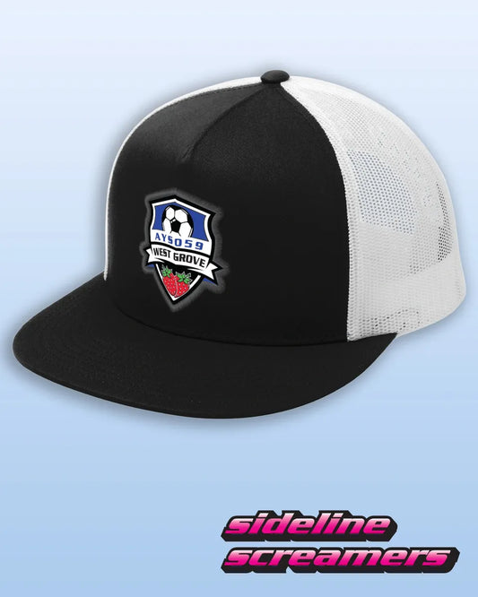 AYSO 59 2 TONE TRUCKER HAT