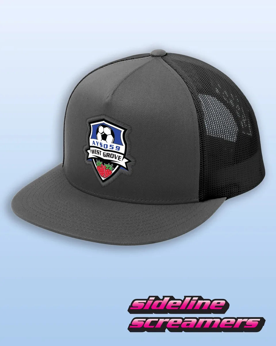 AYSO 59 2 TONE TRUCKER HAT