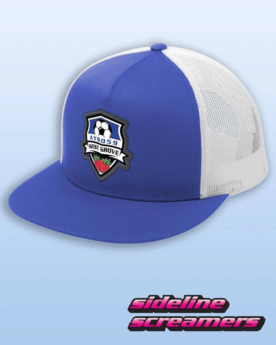 AYSO 59 2 TONE TRUCKER HAT