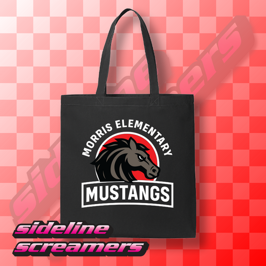 MORRIS MUSTANGS COTTON TOTE BAG